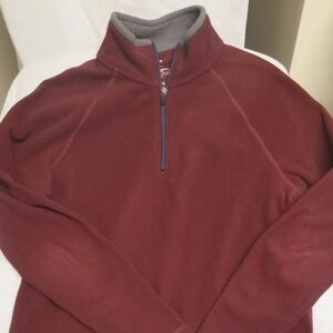 Gap fleece quarter zip, size medium